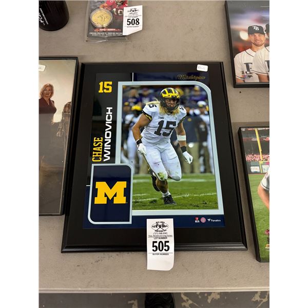 Chase Winovoch  #15  Michigan St Photo Plaque