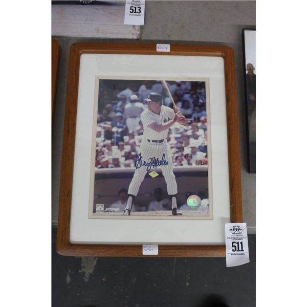 Craig Nettles Framed Autographed Photo