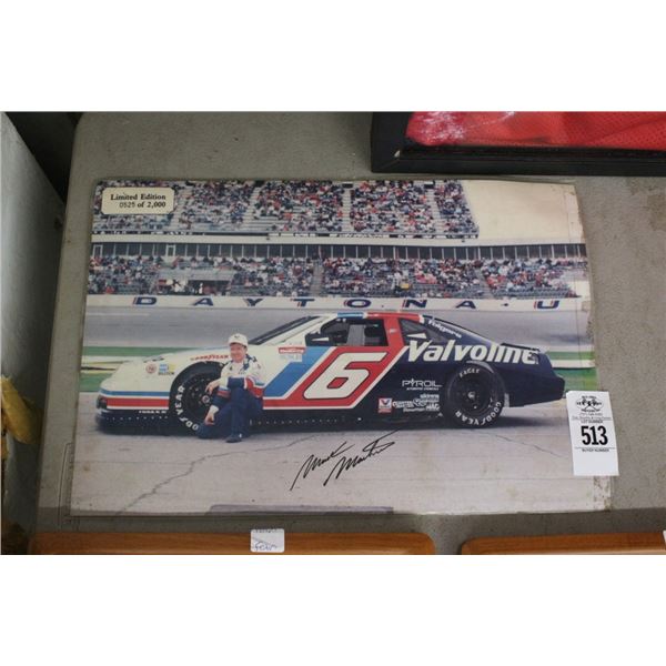 Mark Martin Valvoline Racing Autographed Photo