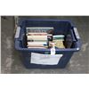 Image 1 : Tub w/Hard Back Books