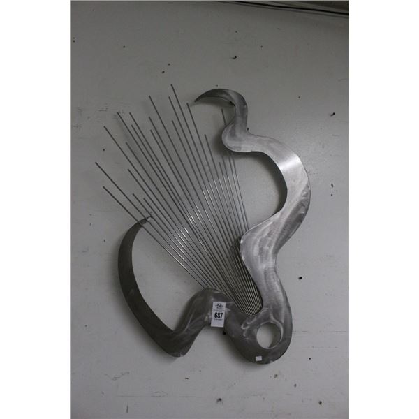 Metal Contemporary Hanging Wall Décor