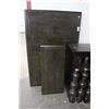 Image 2 : Mocha Dining Table w/Bookcase Table - Nds Assembly