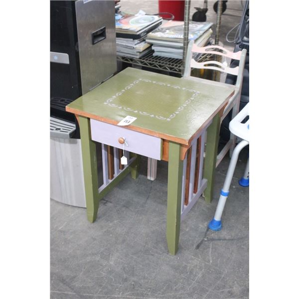 Small Painted Desk/Chair