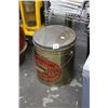 Image 1 : Vintage Lidded Metal Bucket