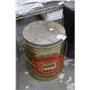 Image 2 : Vintage Lidded Metal Bucket