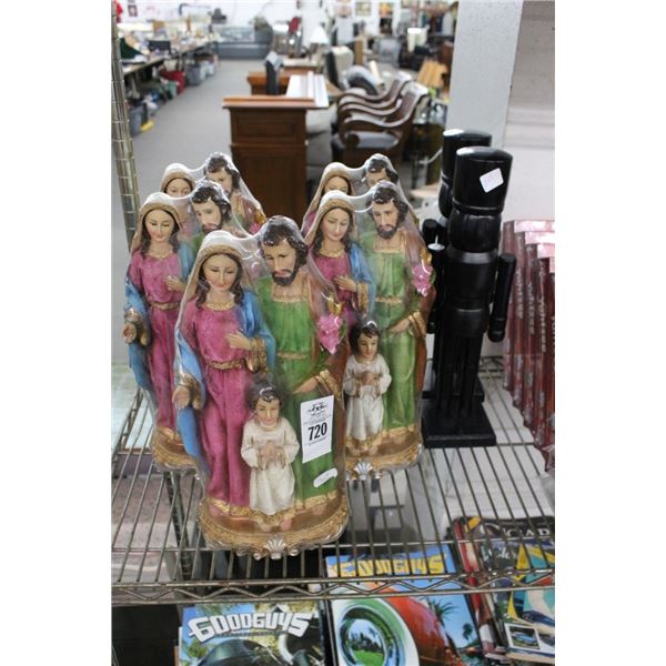 Nutcrackers 2, Religious Figurines 5 Sets