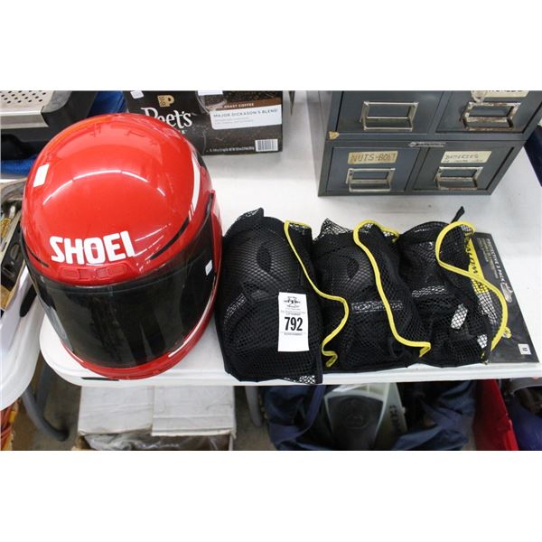 Shoei Motorcycle Helmet, Protective Pads