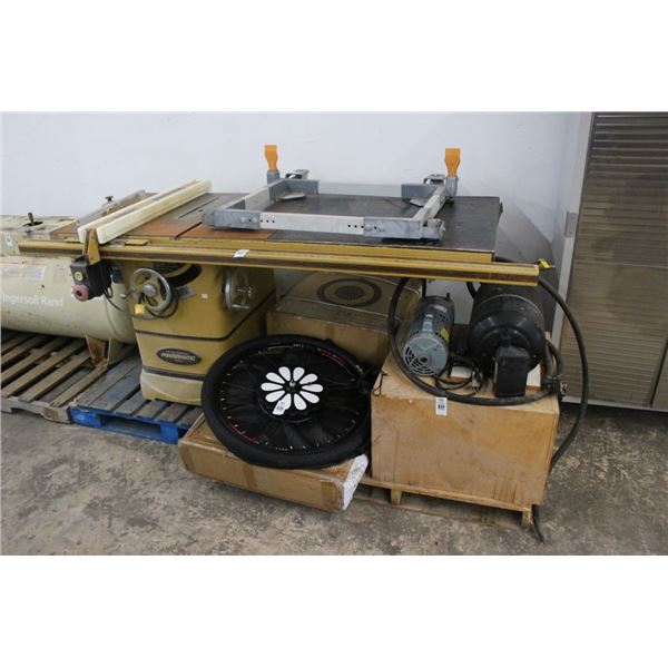 Powermatic Table Saw w/Fence, Table, Rolling Stand