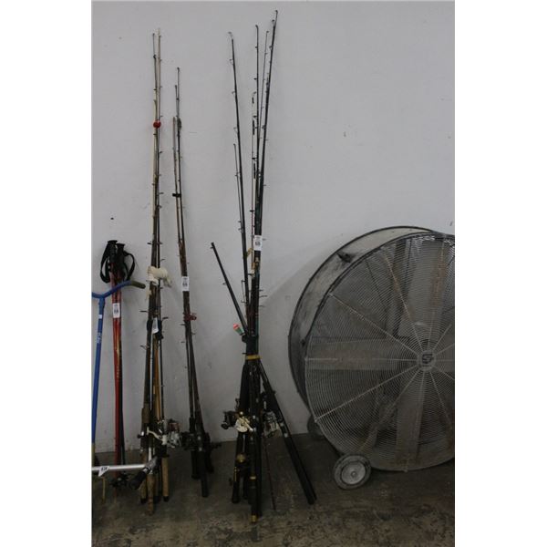 Lot of Rods/Reels