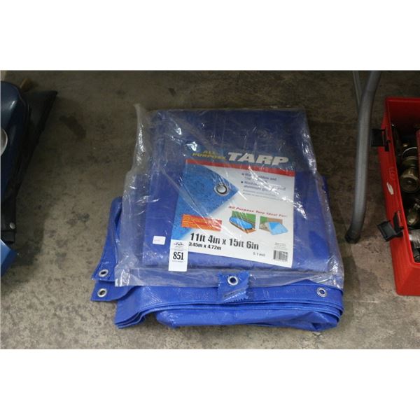 Tarps - 2  - 11'  X  15'