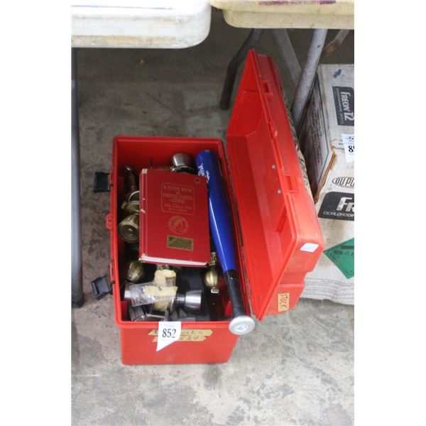 Toolbox w/Door Hardware, Bat