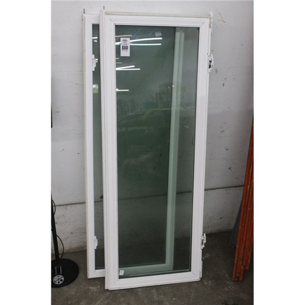 15"  X  40"  Storm Window Panels - Pair