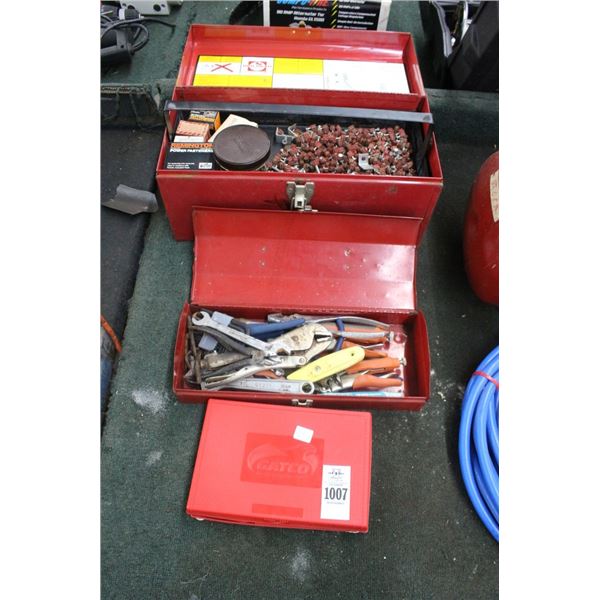 Knife Sharpening Kit, Toolboxes w/Hand Tools, Ramset Fastener Gun