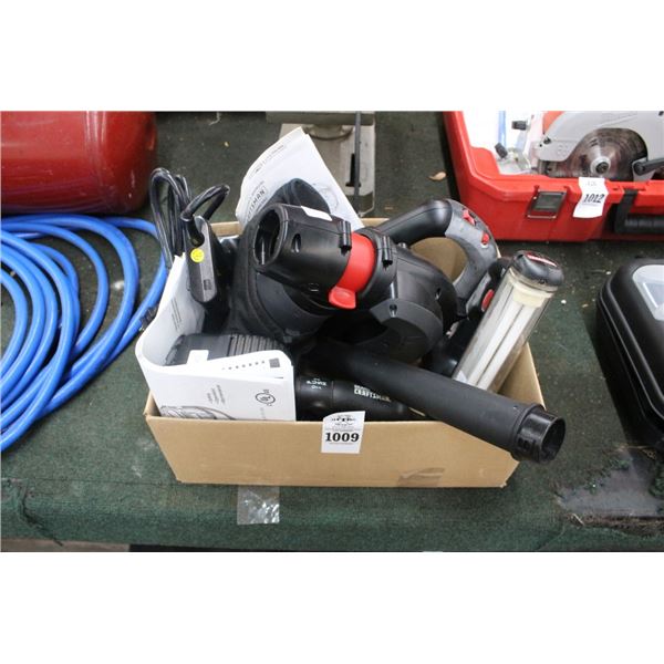 Craftsman Electric Heat Gun, Sander, Cordless Vac/Flashlight - No Batteries/Charger