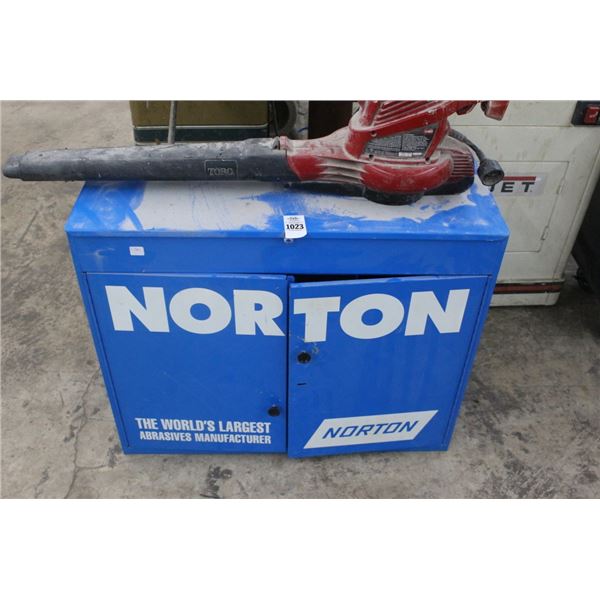 Norton Blue Tool Cabinet, Sandpaper