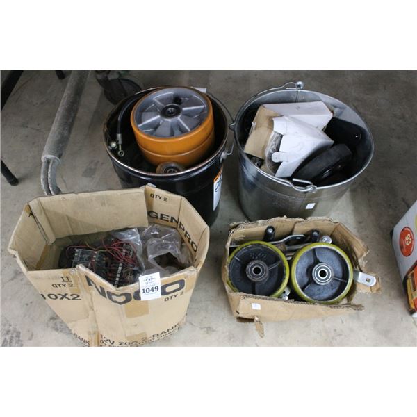Industrial Casters, Contactors, Buckets, Hardware