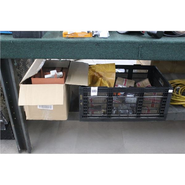Large Crate w/Mounting Brackets,  Plastic Boxes