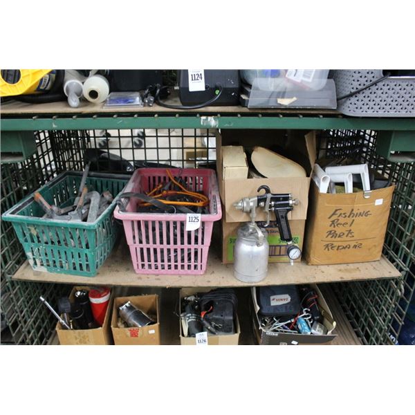 Rubber Bungees,  C  Clamps,  Tap Spray Gun,  Snap On Accessory,  Hardware