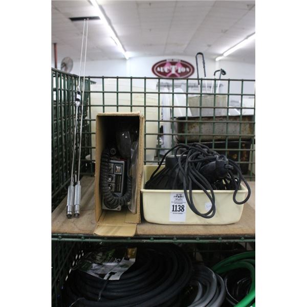 DC  Flood Light,  CB  Radio,  Antennas