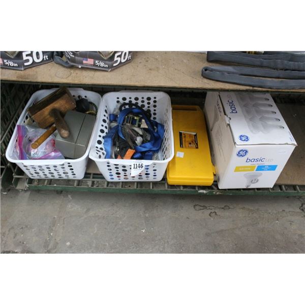 Soft Wax Kit, Ratchet Tie Downs, Lighting