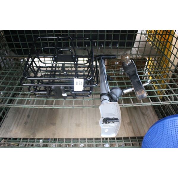 Hitch Sleeve, Tire Pump, Bike Baskets