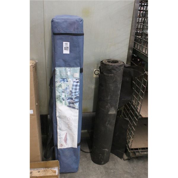 10"  X  10"  Shade Canopy, Roof Paper