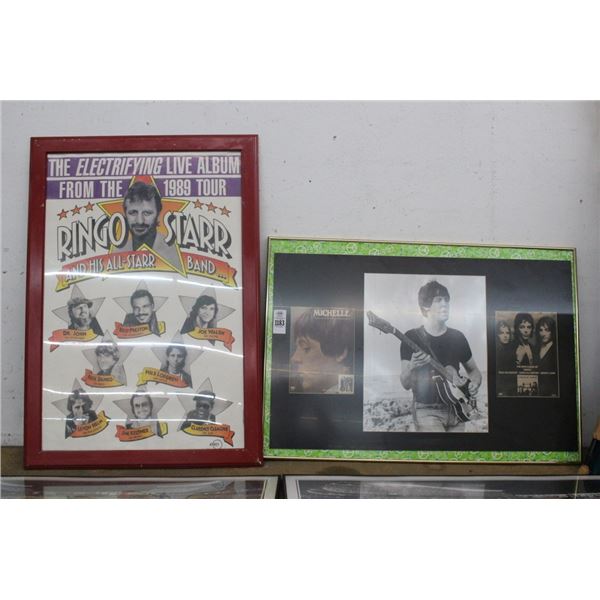 Beatles Memorabilia - Framed - 2