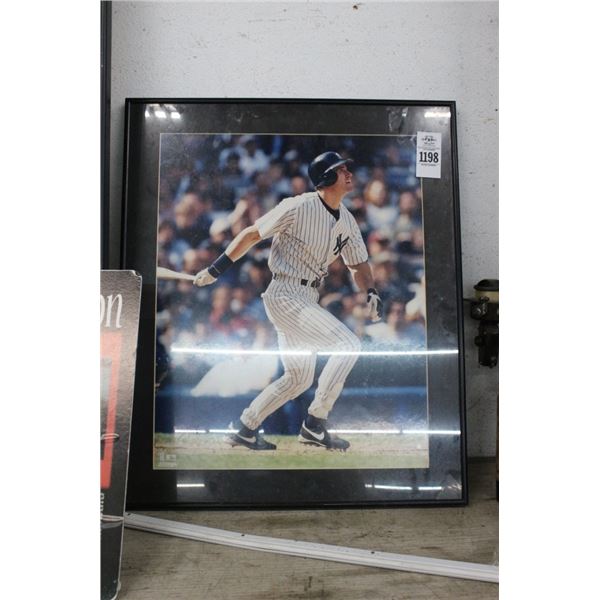 NY  Yankees Framed Player Photo
