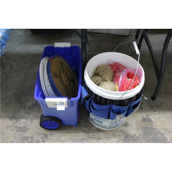 Rolling Bucket/Other w/Cast Nets