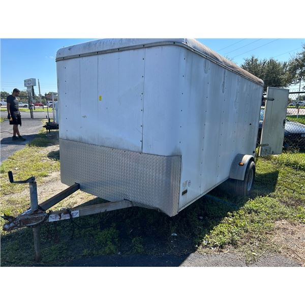 2015  S/A  6'  X  12'  X  5'  Enclosed Trailer, Swing Doors, Side Door, No Title Required