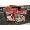 Image 1 : 3'  Lighted Holiday Mickey/Minnie