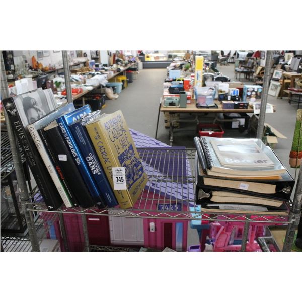 Asst. Hard Back Books, Car Manuals