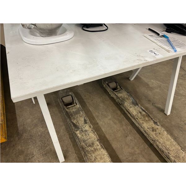 White Mica Work Table