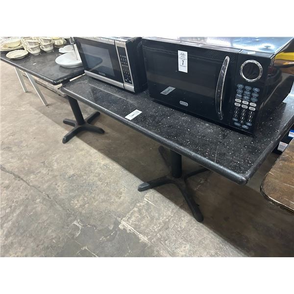Granite Top Pedestal Dining Tables - 2