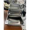 Image 1 : 9-Full Sheet Pans 4,  3/4 Size  2,  Half Size- 3 -  9 X $