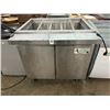 Image 1 : Avantco Rolling  3' Ref Sandwich Prep  - Missing Dome /Works