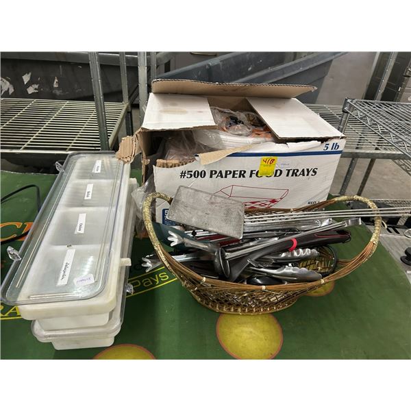 Utensils, Paper Product, Condiment Bins - 2