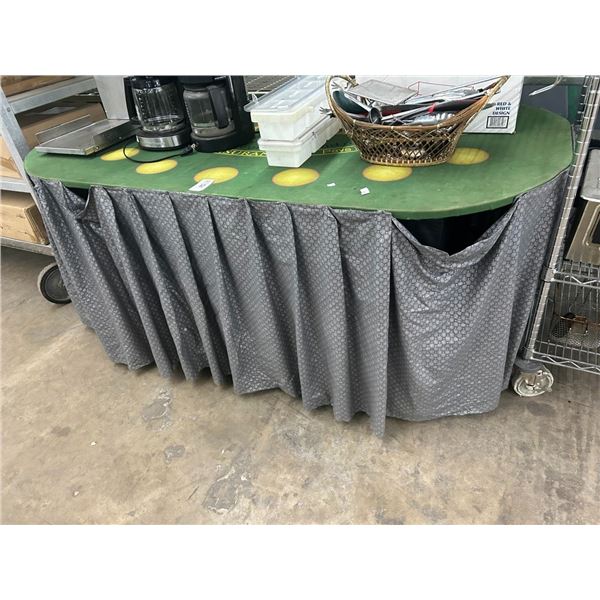 Black Jack Table w/Skirt