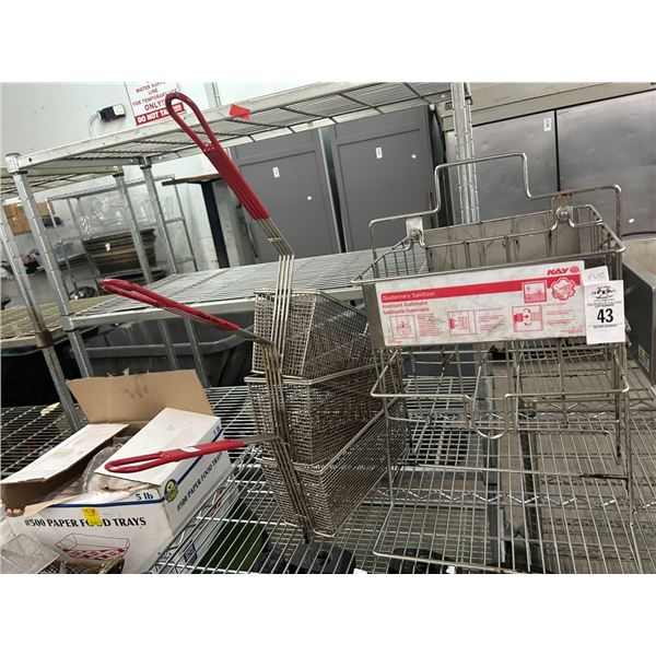 Fry Baskets 3,  Merchandising Bin