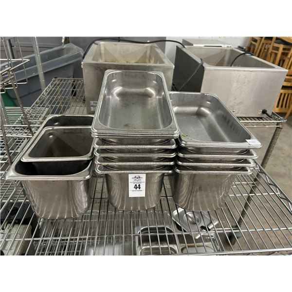 14-Third/Sixth By  6"  Insert Pans - 14 X $