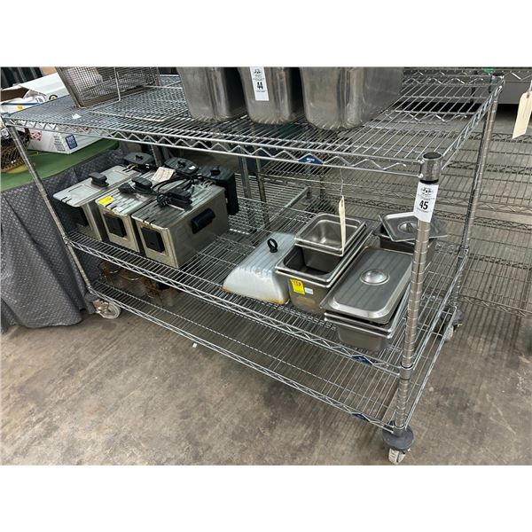 Metro  5'  3 Tier Cart