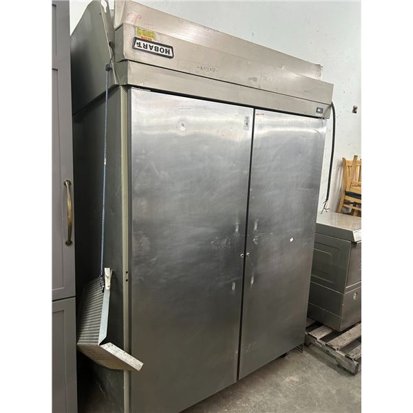 Hobart  2 -Dr  Rolling Freezer - Hard Wired/Could Not Test