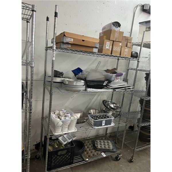 Metro  4 Shelf Cart