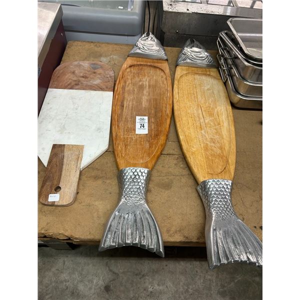 Cast Fish Trim Cut Boards 2/Other