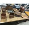 Image 1 : Copper Trays/Buckets - ALL