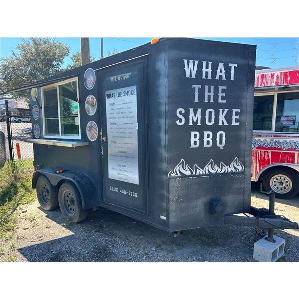2018  Covered Wagon T/A  6'  X  12'  V-Nose, Concession Trailer, Service Win, CTR, Ref, Steam