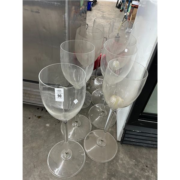 Plastic 3' Wine Glass Chiller Buckets - 9