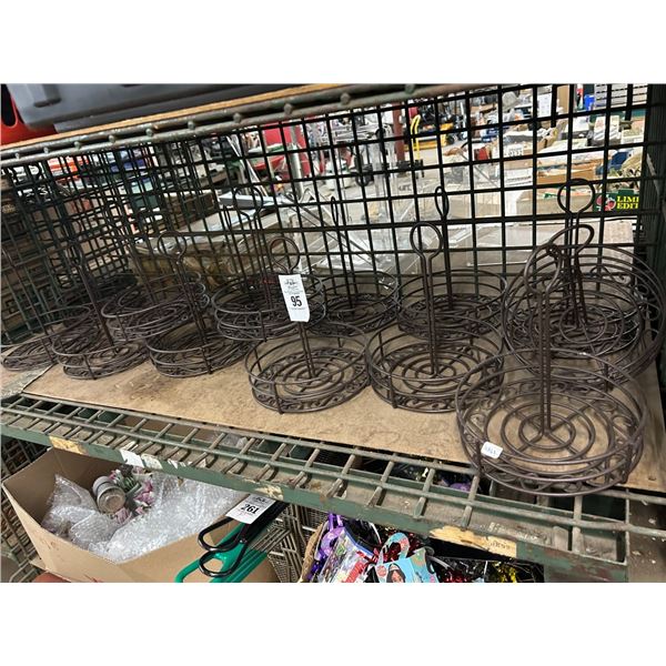 Ornamental Metal Condiment Trays - 15