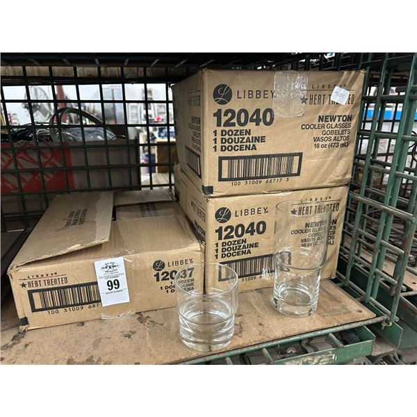 Glassware, Mixing Bowls, Supplies on Shelf