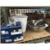 Image 3 : Glassware, Mixing Bowls, Supplies on Shelf